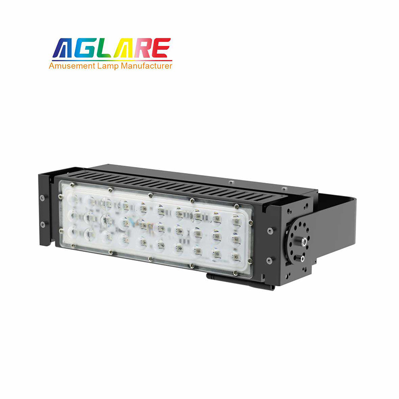 LED彩色投光灯 带？50W变色RGB泛光灯