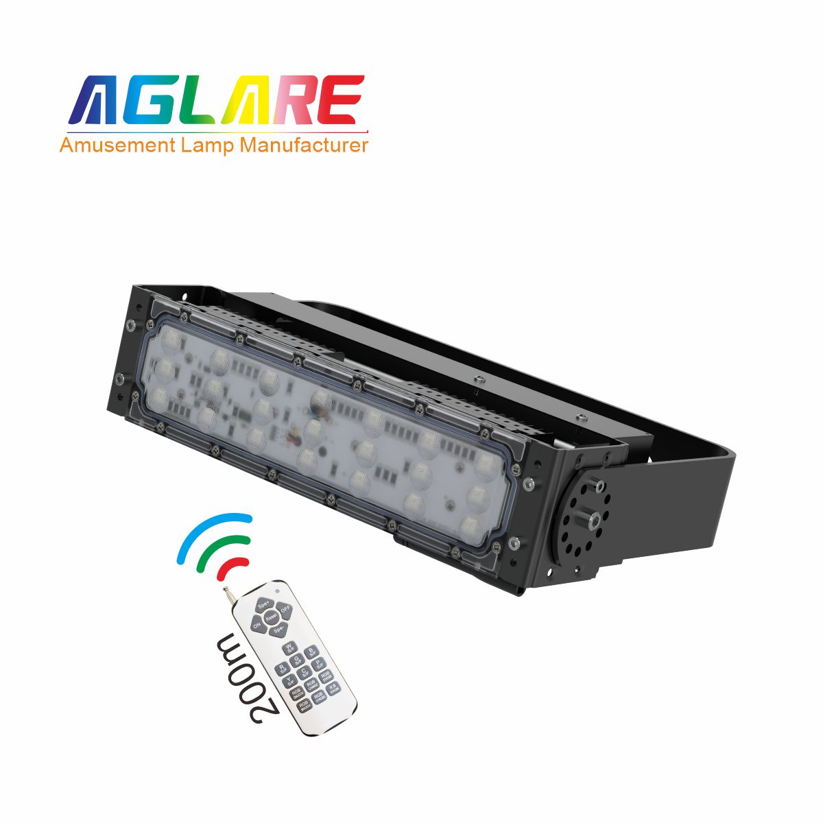 50W LED彩色投光灯带？仄
