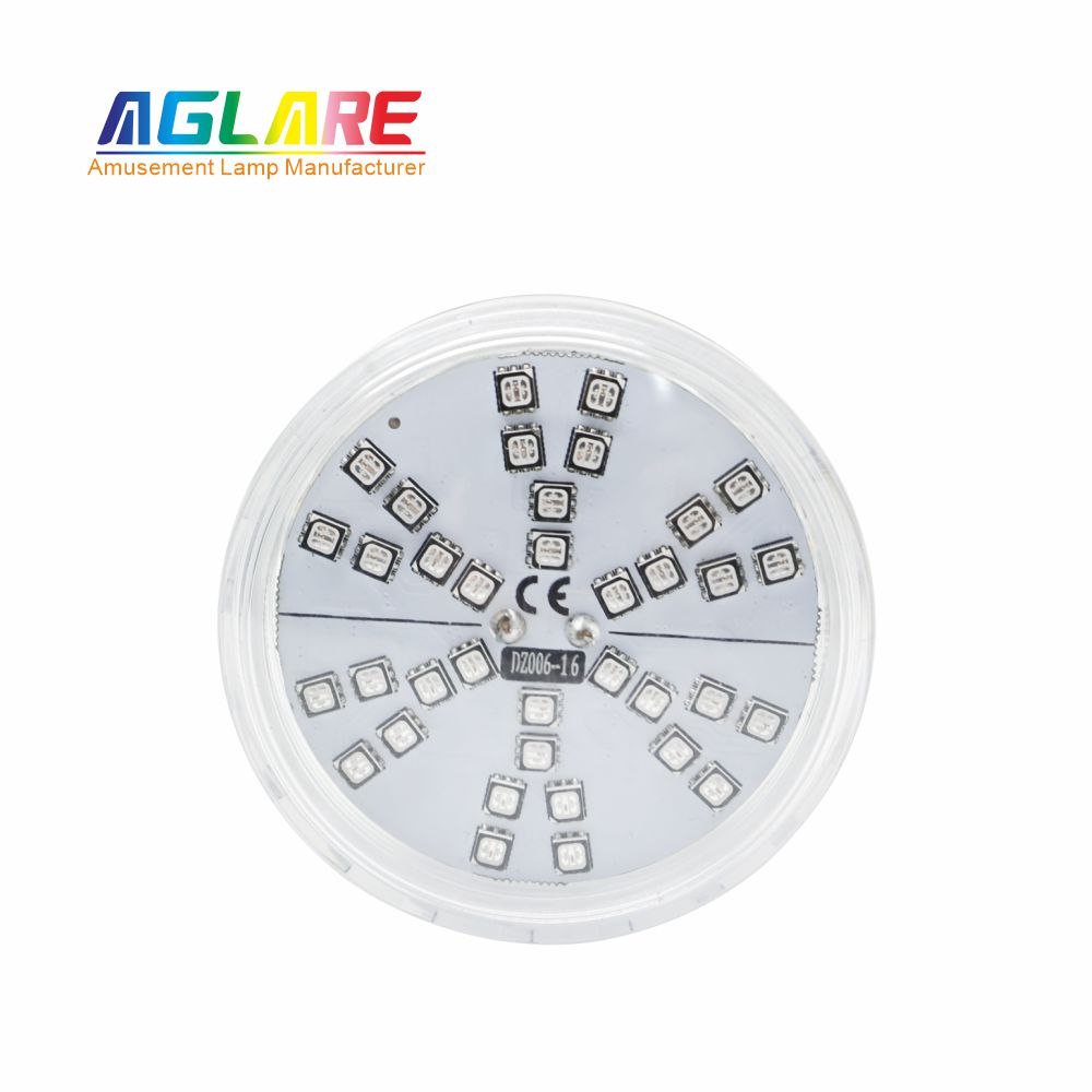 60mm RGB LED游乐场灯1-16自动法式旋转成效- AC24V， 42led