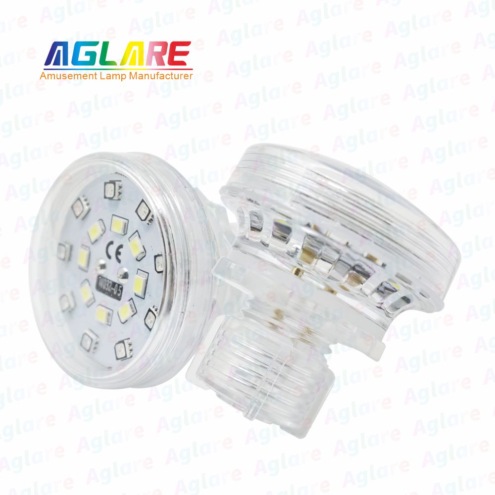 DW002法式1-16，AC24V 38mm RGB+W LED灯用于游乐设施